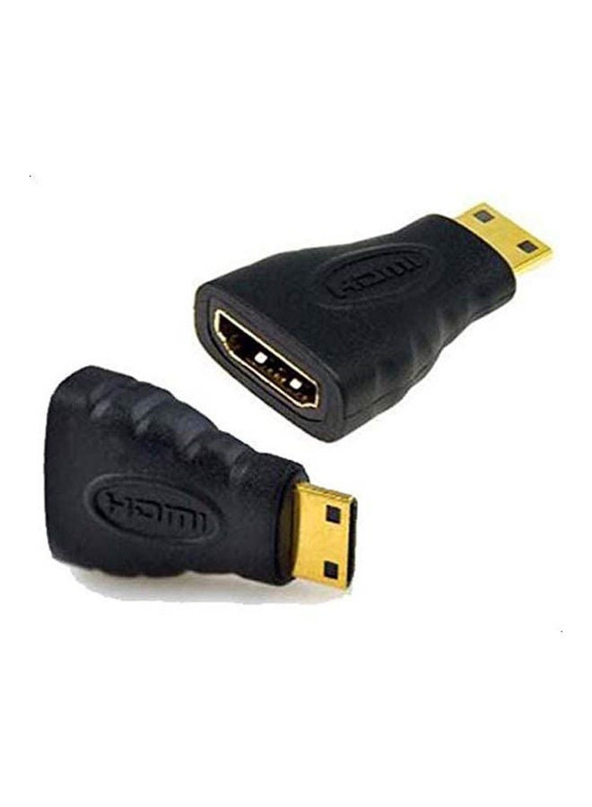 Hdmi Female To Mini Hdmi Male Adapter Converter Black