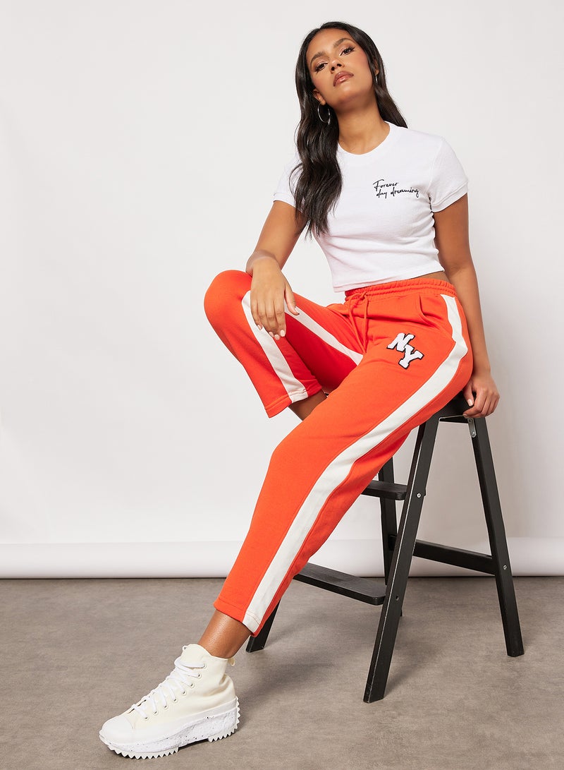 Sivvi x D'Atelier - Wide Leg Joggers Red - Image 1