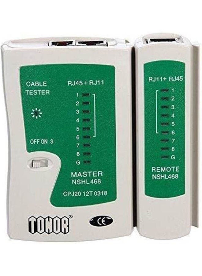 أداة اختبار كابل الشبكة Rj45 Rj11 Rj12 Cat5 Cat 6 UTP