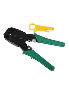 Generic Rj45 Rj12 Rj11 Cat5 Network Lan Cable Crimper Crimp Pliers Tool W/ Wire Stripper Black  - Image 2