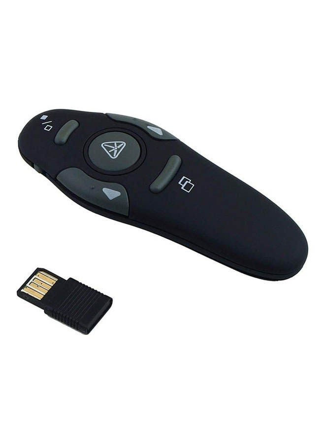 Generic Powerpoint Presenter Remote Control Laser Rf Pointer Pen Black  - Image 2