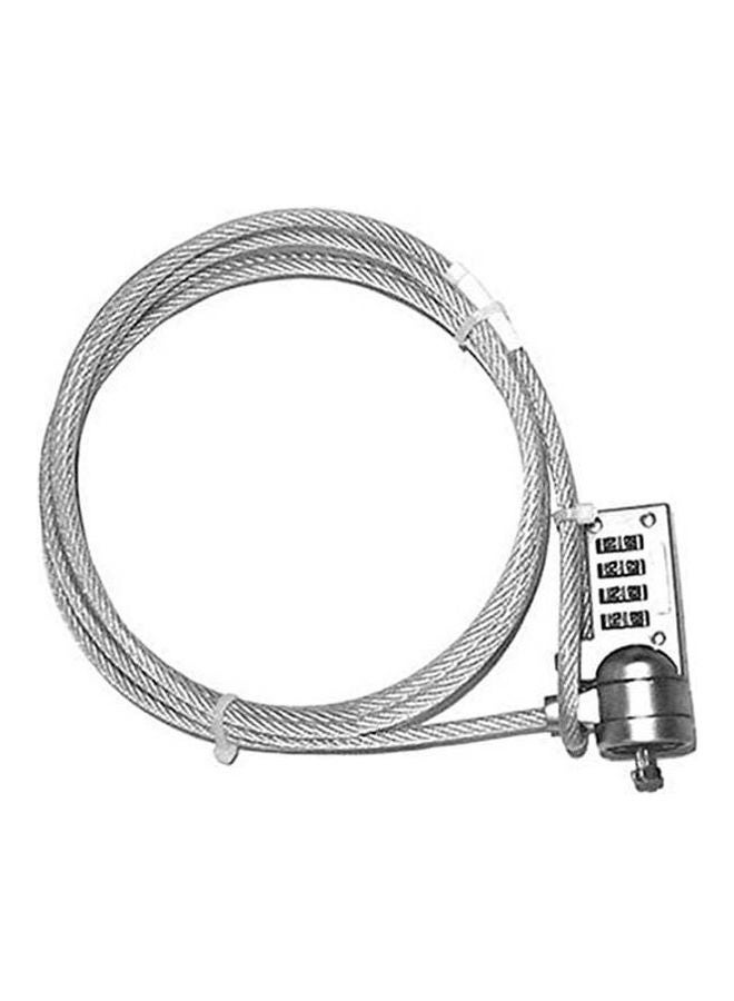 4 Digit Security Password Computer Lock Anti-Theft Chain For Laptop Notebook Pc Silver 