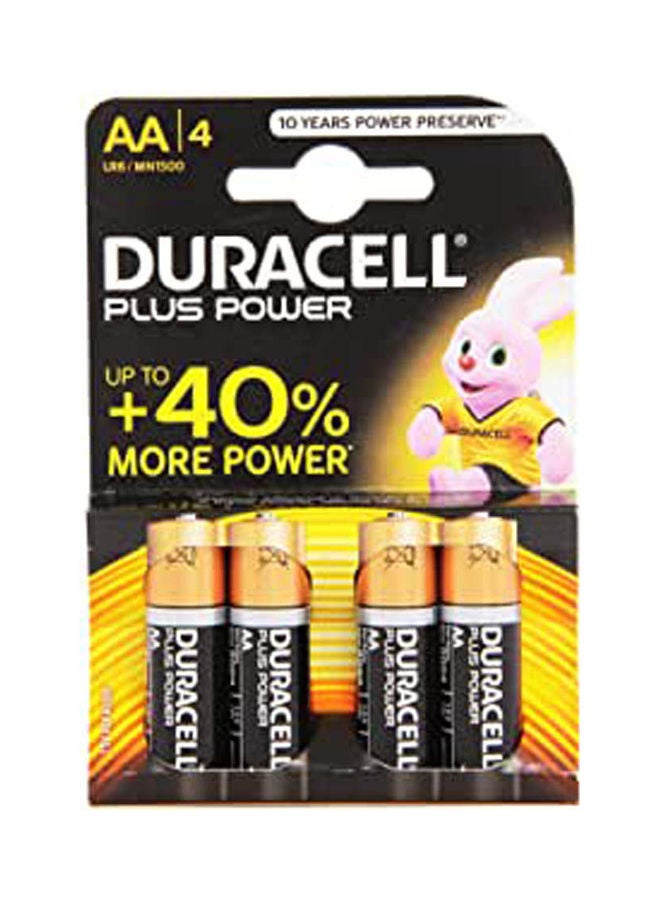 دوراسيل Plus Power Aa Batteries Pack Of 4 Multicolour