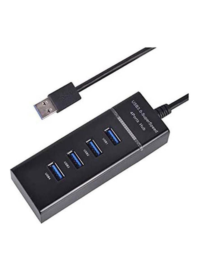 Usb Hub 4 Ports 103Au3 Usb 3.0 Superspeed 5Gbps Black