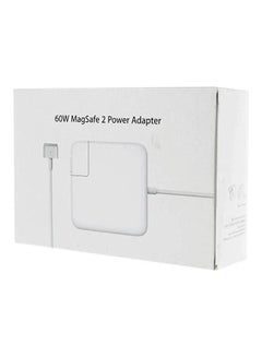 Magsafe 2 Power Adapter 60W For 13-Inch Macbook Pro With Retina Display - Eu Plug White