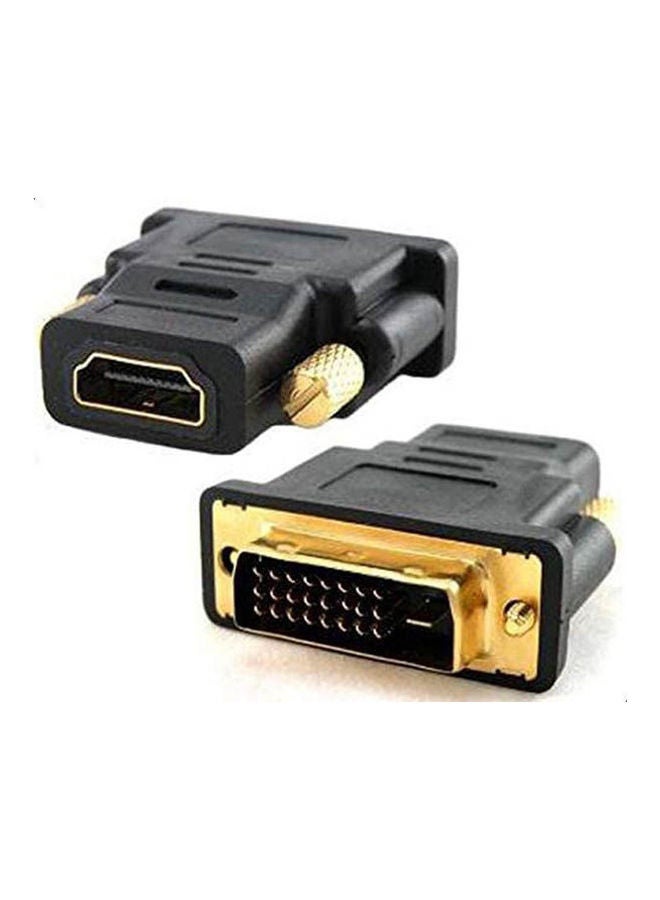 محول Dvi-D ذكر إلى HDMI أنثى 