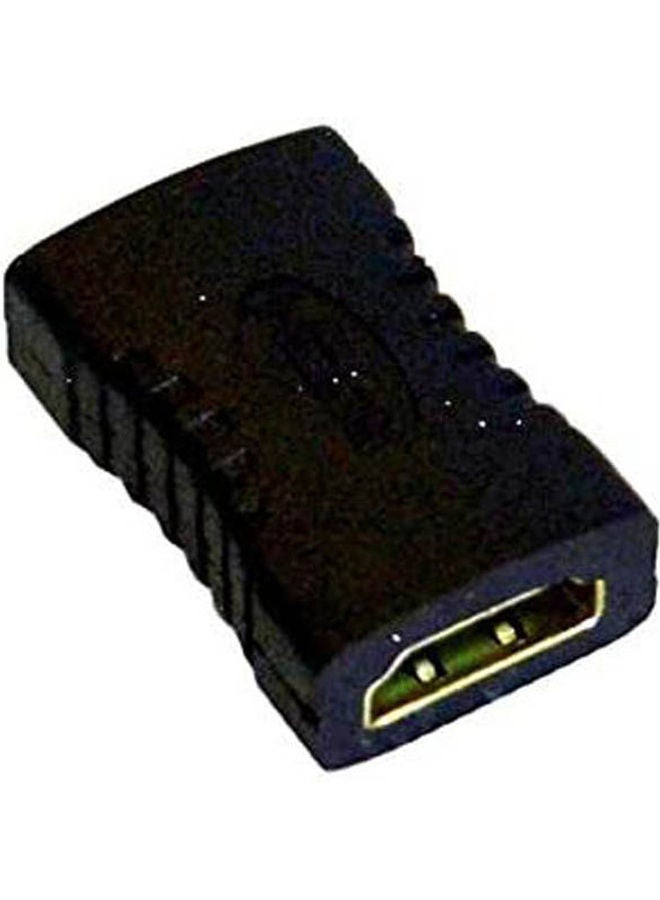 Hdmi Connector From Hd To Hd Black