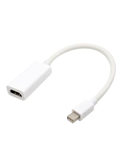 Thunderbolt Mini Dp To Hdmi Cable Mini Displayport To Hdmi Adapter For Macbook Pro Air Mini For Imac White