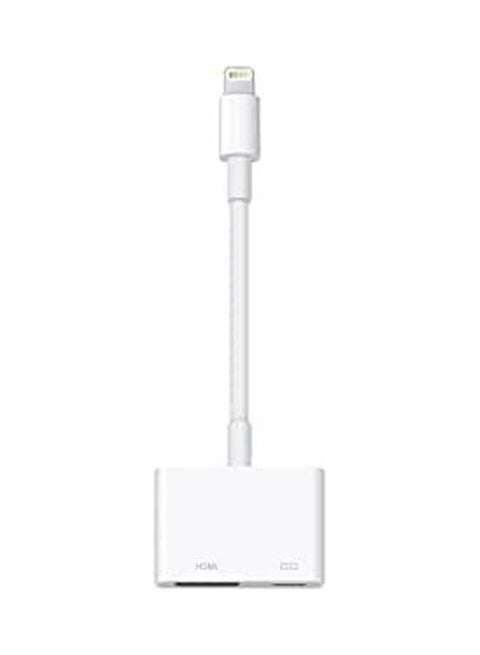 Apple Lightning To Hdmi Cable 1080P Lightning Digital Av Adapter Sync Screen Hdmi Connector Port White
