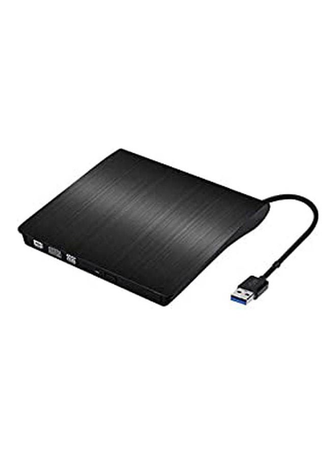 Generic - Slim External Cd-Rw Drive Dvd-R Combo Burner Player Cd Drive For Laptop Notebook Pc Desktop Computer Black - Image 1