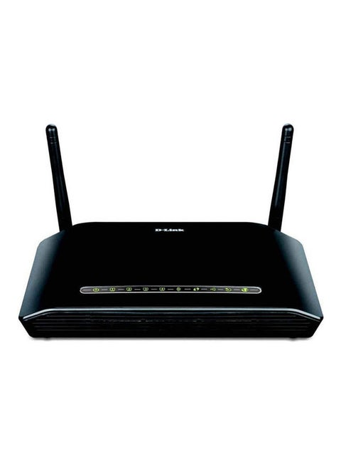 Wireless N Adsl2 4 Port Wi Fi Router Black