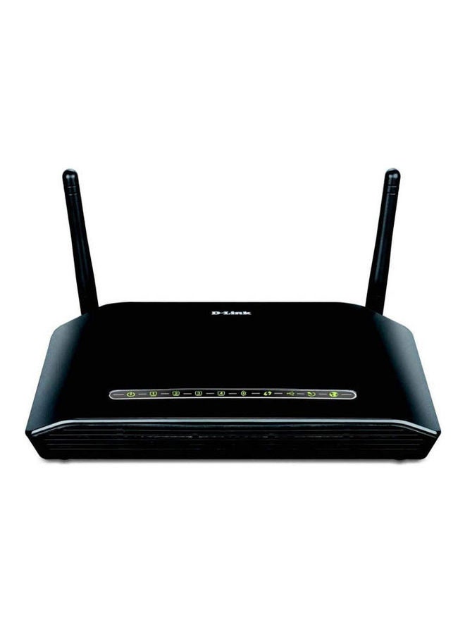D-Link - Wireless N Adsl2 4 Port Wi Fi Router Black - Image 1