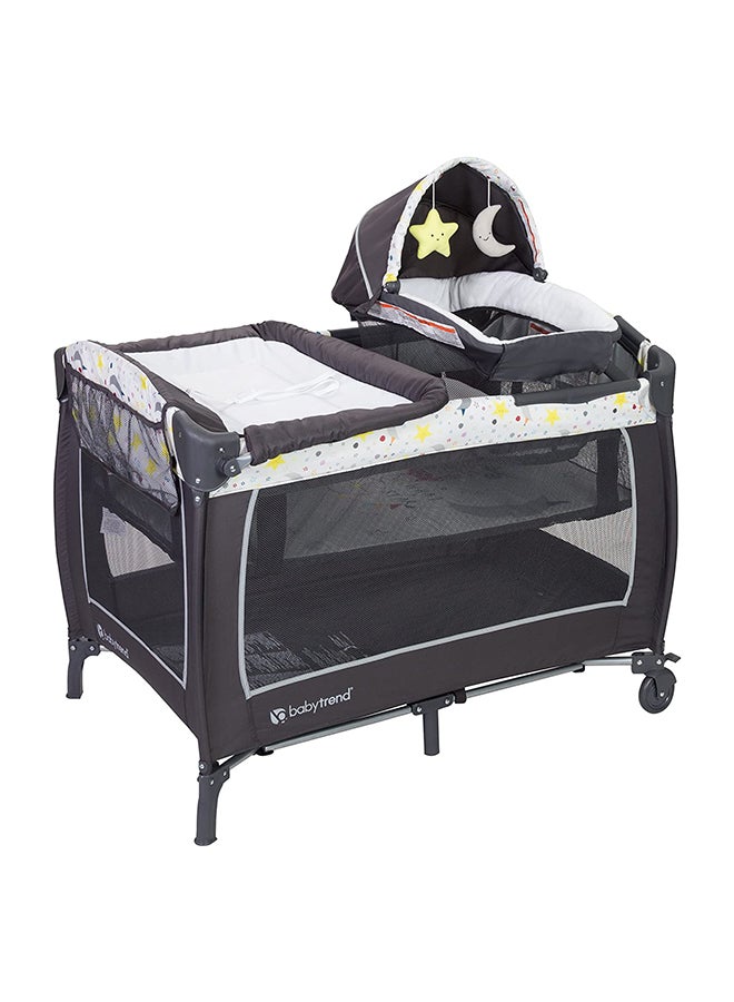 babytrend Lil Snooze Deluxe II Nursery Center - Twinkle Little Moon  - Image 1