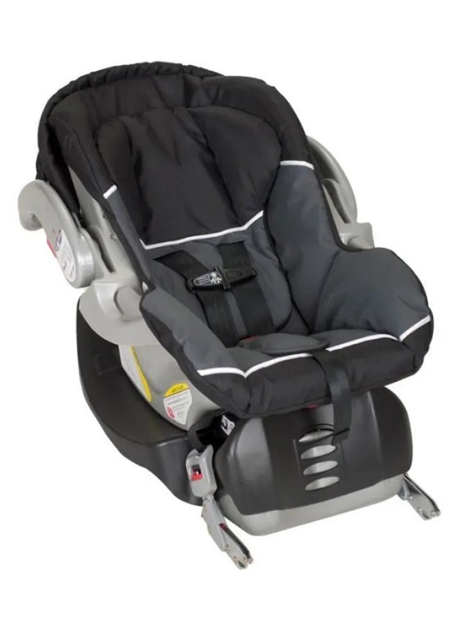 babytrend Flex Loc Adjustable Soft Padded Comfortable Easy Install Smooth Handle Car Seat, Onyx - CS31072  - Image 4