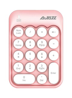 Ajazz AK18 2.4G Wireless Mini Numeric Keypad Pink  - Image 1