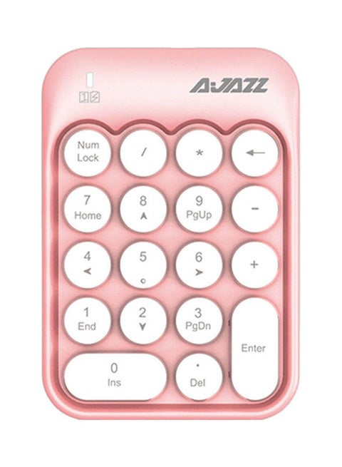 AK18 2.4G Wireless Mini Numeric Keypad Pink
