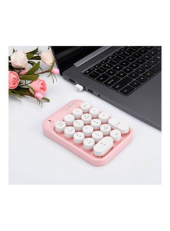 Ajazz AK18 2.4G Wireless Mini Numeric Keypad Pink  - Image 4