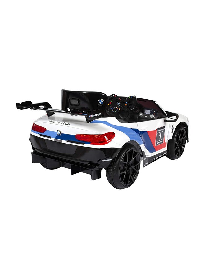 ROLLPLAY BMW M8 GTE Racing, 12V, RC- White 1cm - Image 4