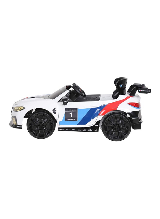 ROLLPLAY BMW M8 GTE Racing, 12V, RC- White 1cm - Image 3