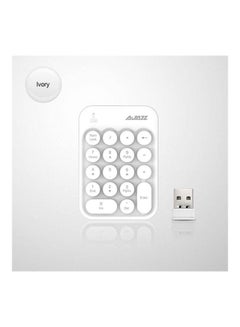 Ajazz AK18 2.4G Wireless Mini Numeric Keypad White  - Image 3