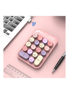 Ajazz AK18 2.4G Wireless Mini Numeric Keypad Mixed Pink  - Image 3