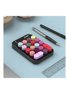 Ajazz AK18 2.4G Mini Wireless Numeric Keypad Mixed Black  - Image 3