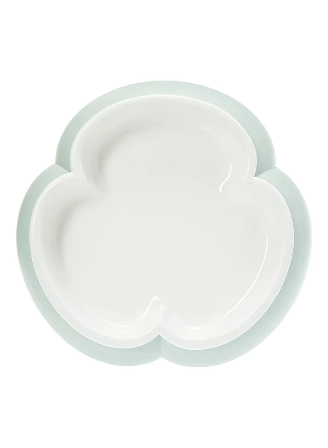 BABYBJORN Pack Of 6 Baby Plate, Spoon, Fork - Powder Green