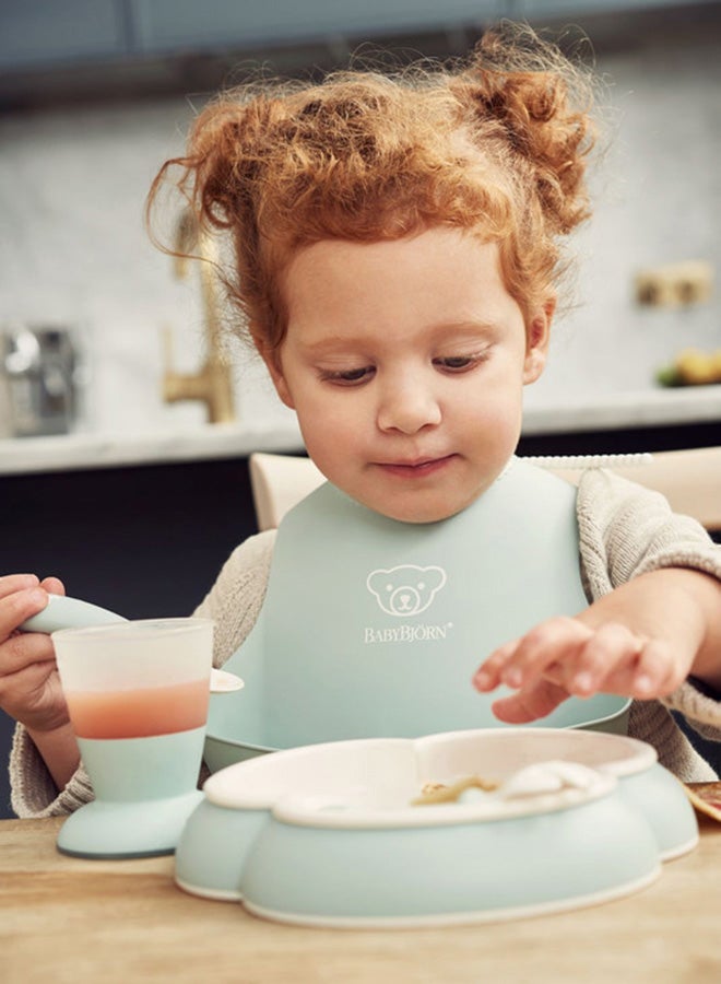 BABYBJORN - Pack Of 5 Baby Dinner Set - Powder Green - Image 1