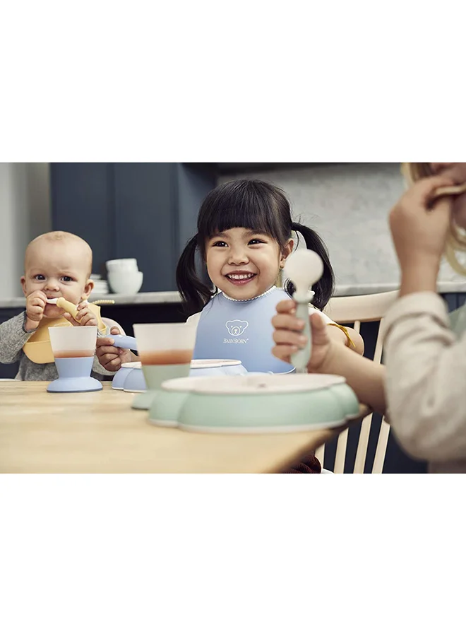 BABYBJORN Pack Of 5 Baby Dinner Set - Powder Green