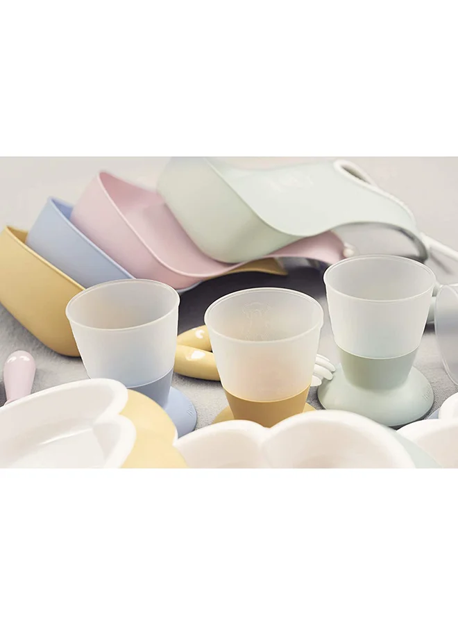 BABYBJORN 2 Peice Baby Cup Pack, Powder Yellow