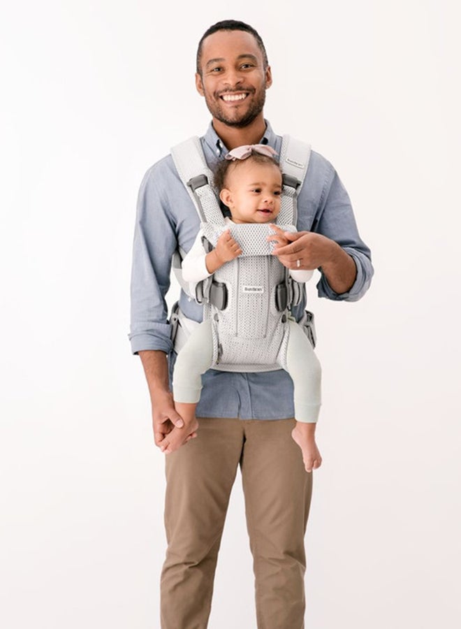 BABYBJORN - Baby Carrier One Air 3D Mesh - Silver - Image 1