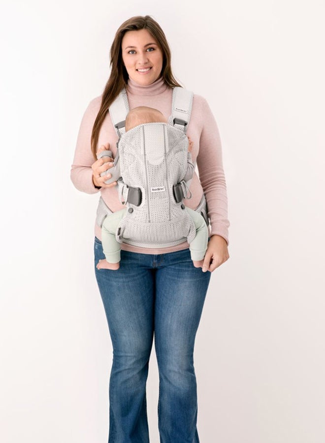 BABYBJORN - Baby Carrier One Air 3D Mesh - Silver - Image 1
