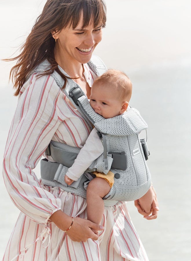 BABYBJORN - Baby Carrier One Air 3D Mesh - Silver - Image 1