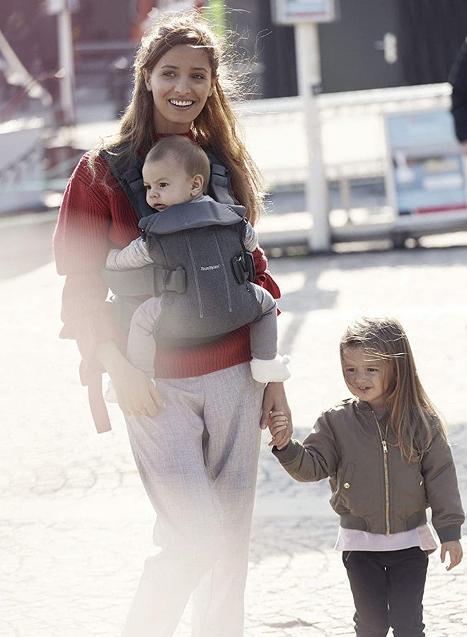 BABYBJORN - Baby Carrier One Cotton Mix - Black - Image 1