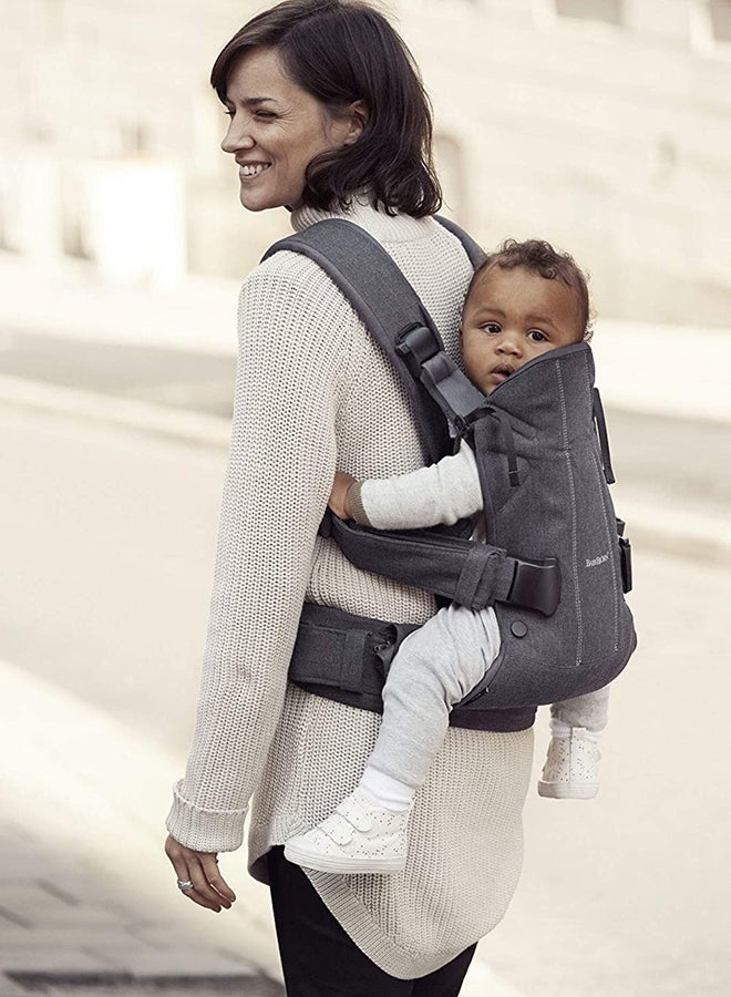 BABYBJORN - Baby Carrier One Cotton Mix - Black - Image 1