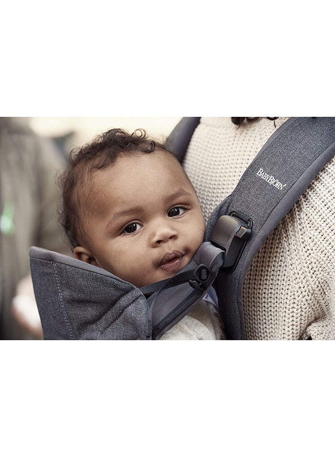 BABYBJORN - Baby Carrier One Cotton Mix - Black - Image 1
