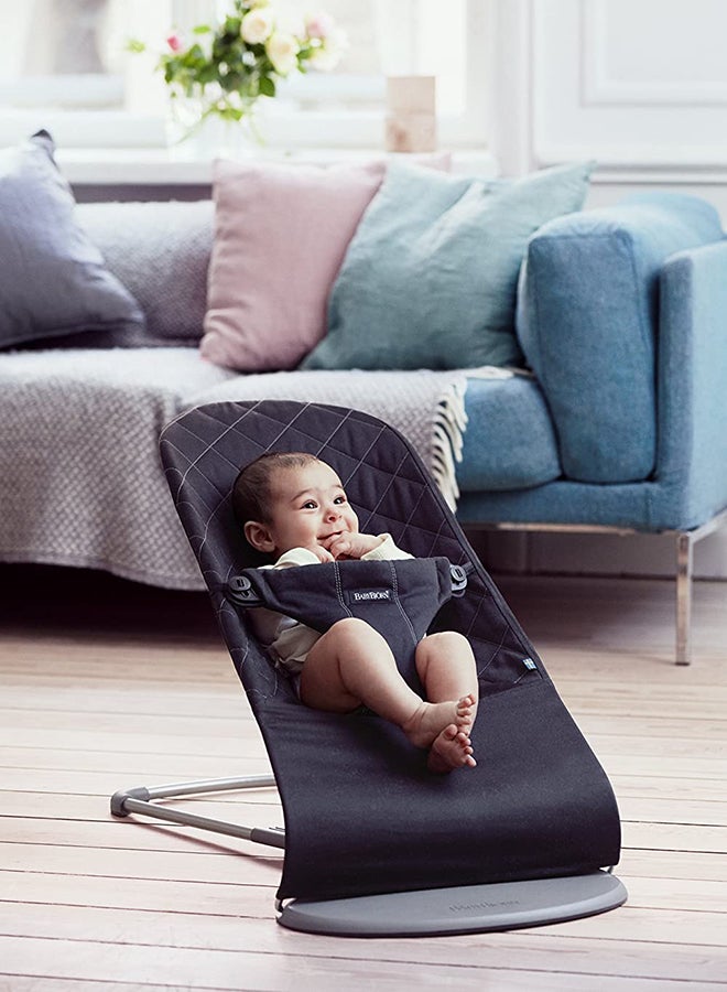 BABYBJORN - Bouncer Bliss Cotton - Anthracite - Image 1