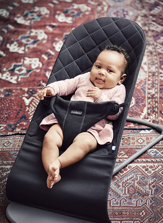 BABYBJORN - Bouncer Bliss Cotton - Anthracite - Image 1