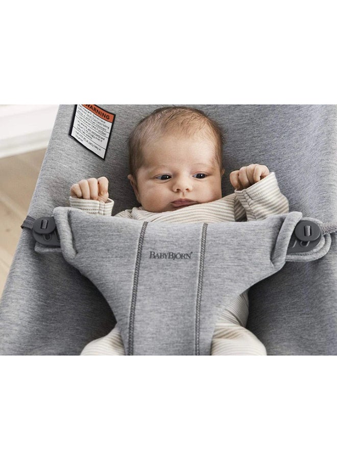 BABYBJORN - Fabric Seat Bouncer Bliss 3D Jersey - Light Grey - Image 1