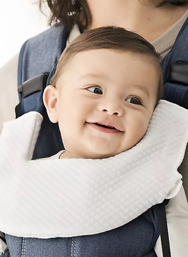 BABYBJORN - Teething Bib For Baby Carrier One - White - Image 1