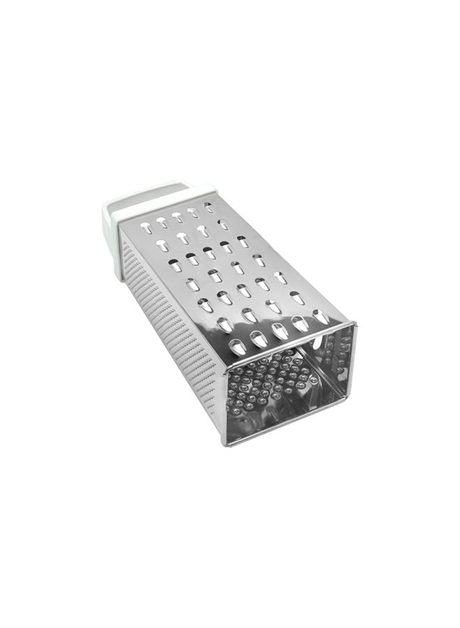RAJ 4 Way Stainless Steel Grater Silver/White 17cm  - Image 3