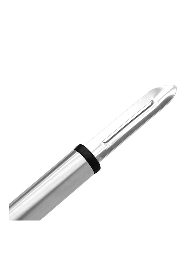 RAJ - Pipe Handle Peeler Silver - Image 1