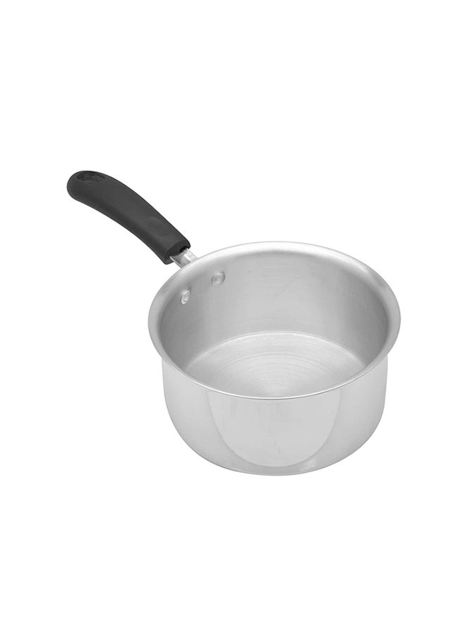 RAJ Milk Pan Silver/Black 9x14cm  - Image 1