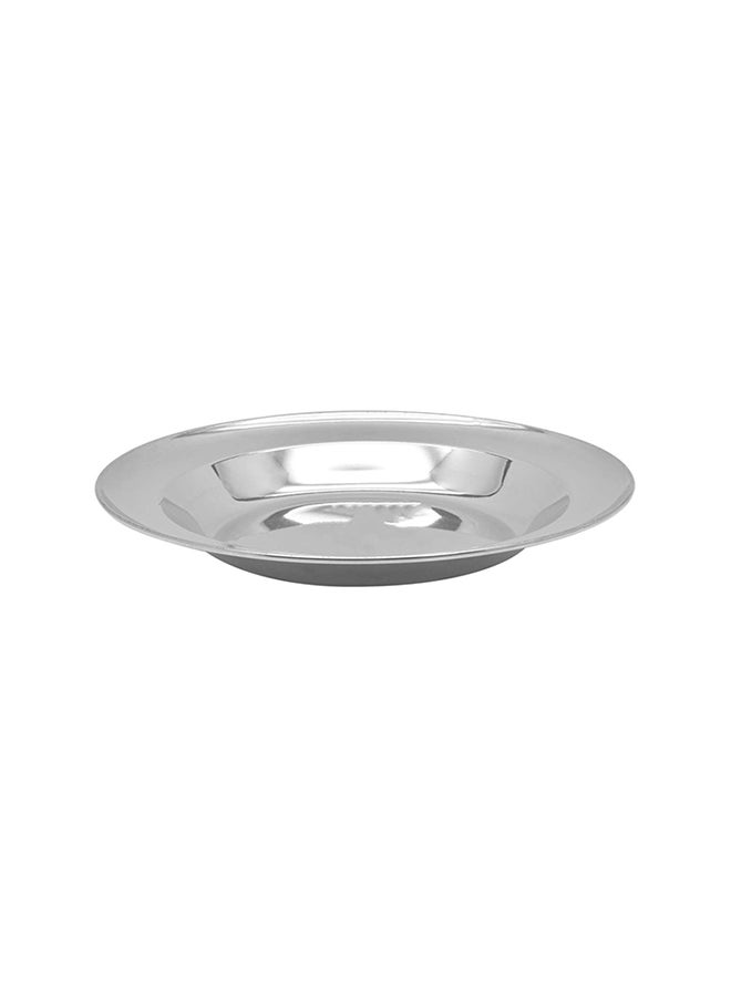 RAJ Stainless Steel Soup Plate Silver 18.5cm  - Image 3