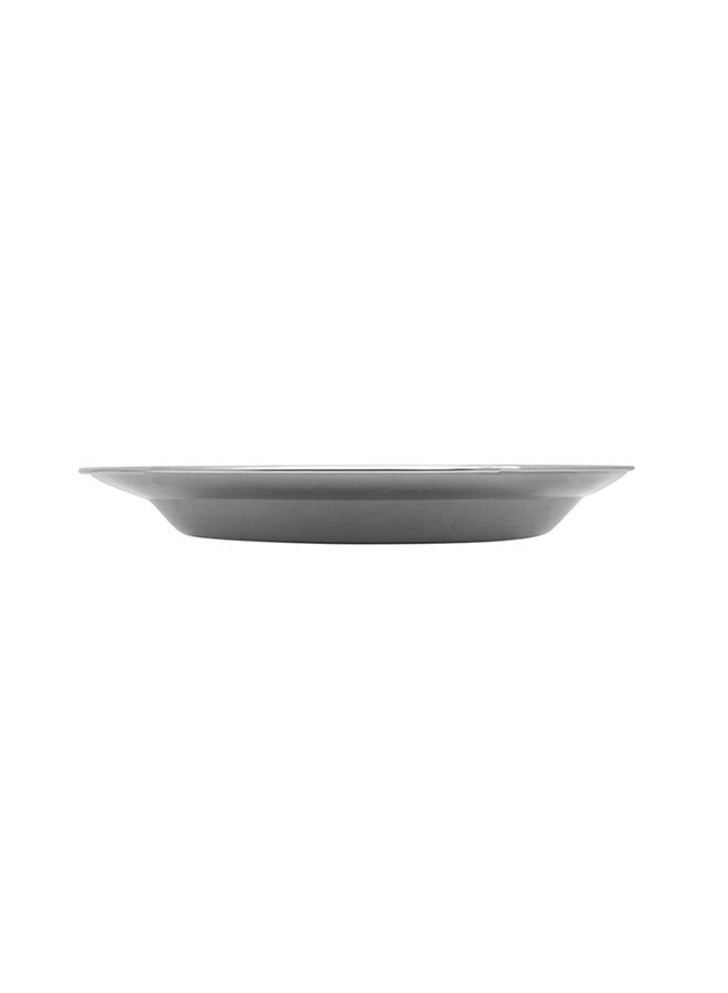 RAJ Stainless Steel Soup Plate Silver 25cm  - Image 1