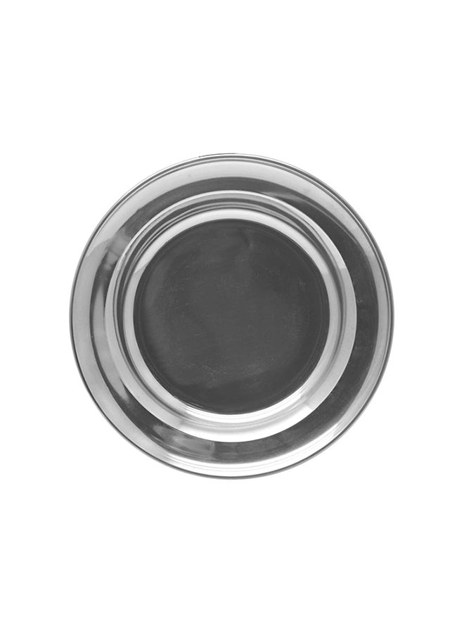 RAJ Stainless Steel Soup Plate Silver 25cm  - Image 2