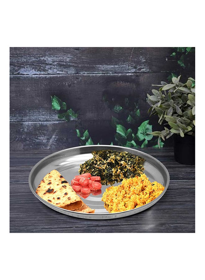 RAJ Stainless Steel Plate Silver 18cm  - Image 5
