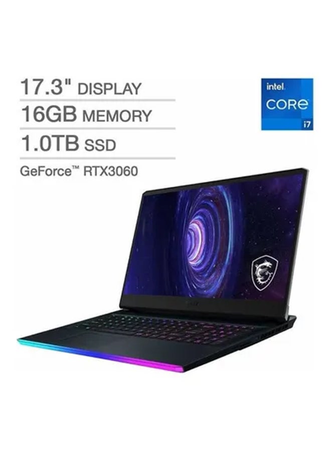MSI - GE76 Raider Gaming Laptop With 17.3-Inch Full HD Display, Core i7 Processer/16GB RAM/1TB SSD/6GB NVIDIA GeForce RTX 3060 Graphics/Windows 10 Home International Version Black - Image 1
