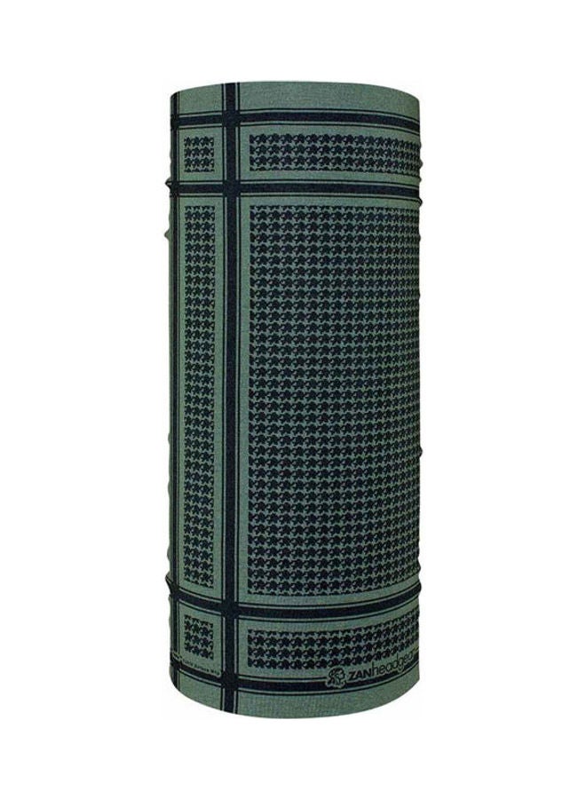 Zan Headgear Zan Motley Tube Polyester Houndstooth Olive 