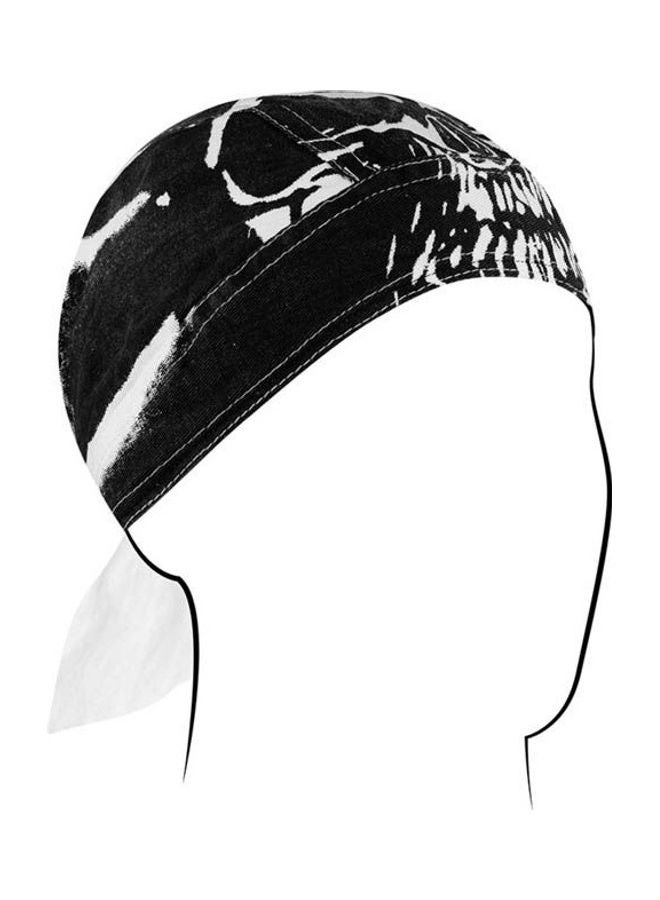 Zan Headgear - Zan Road Hog Flydanna Cotton Airbrushed Skull - Image 1